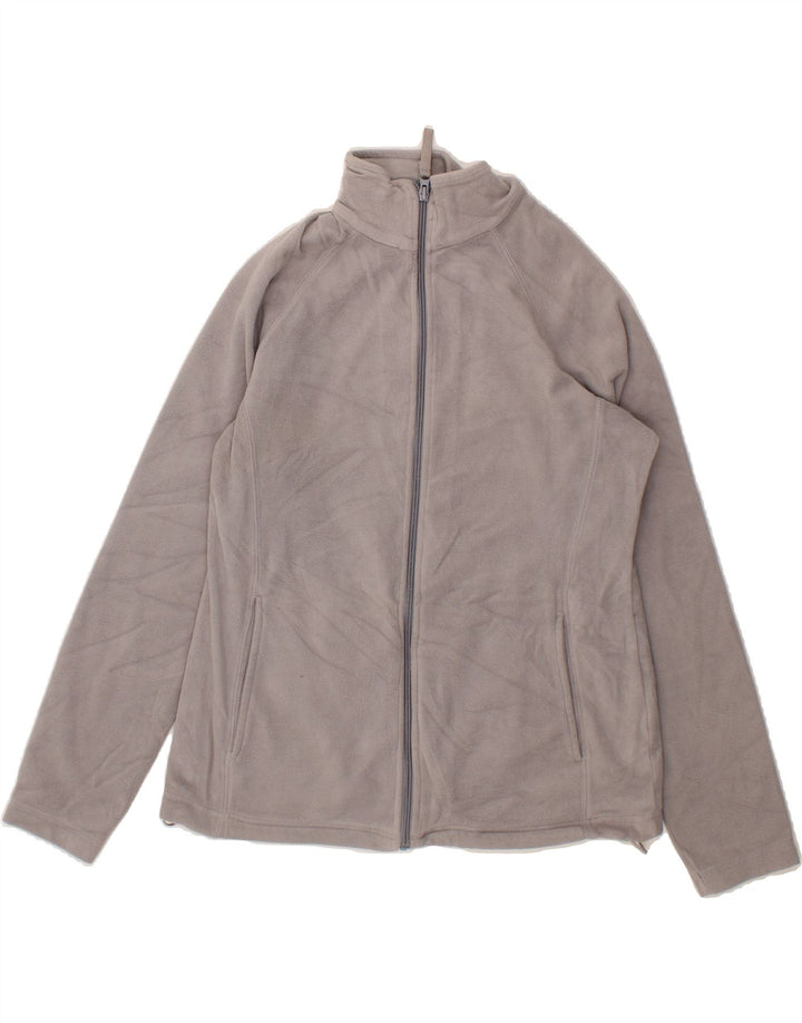 MOUNTAIN WAREHOUSE Womens Fleece Jacket UK 12 Medium Grey Polyester Vintage Mountain Warehouse and Second-Hand Mountain Warehouse from Messina Hembry 