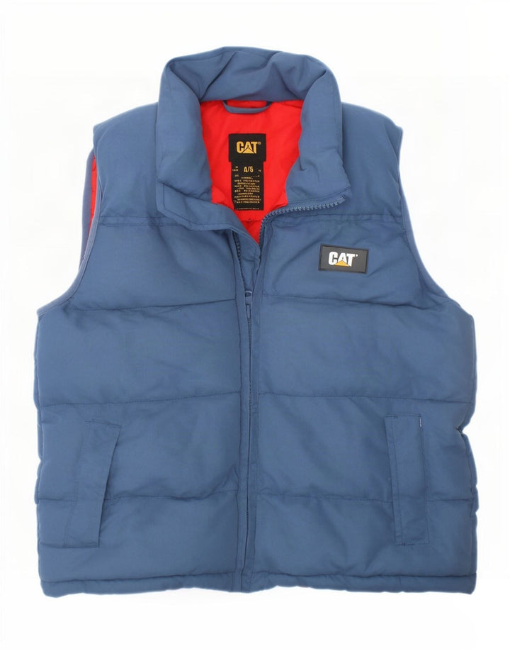 Caterpillar Boys Polstret Gilet 4-5 år blå polyester