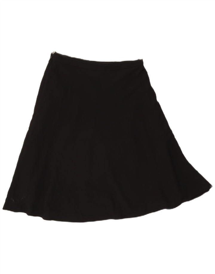 Marks & Spencer Jupe trapèze pour femme UK 10 Small W27 Noir Polyester