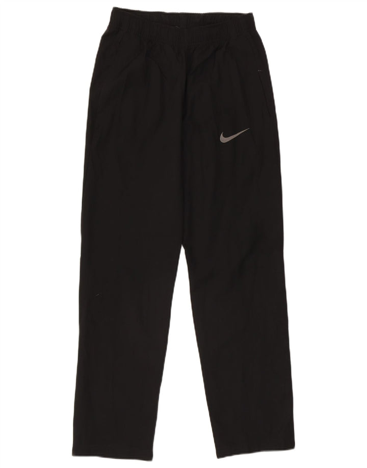 Nike muške Dri Fit hlače za trenirku male crne poliesterske
