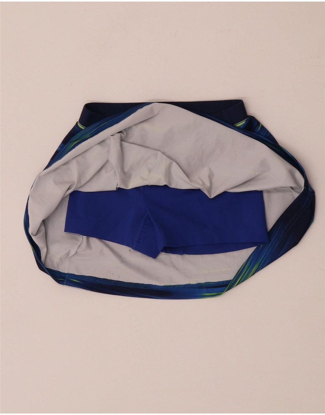 Gonna Adidas Climalite per ragazze 7-8 anni in poliestere a righe blu navy