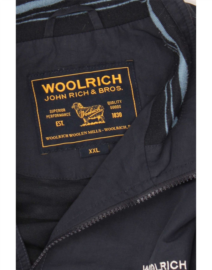 Woolrich Mens Sleeveless Tracksuit Top Jacket 2XL Navy Blue