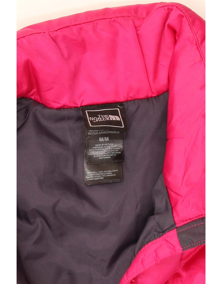 The North Face ženska podstavljena jakna UK 14 srednje ružičasti najlon