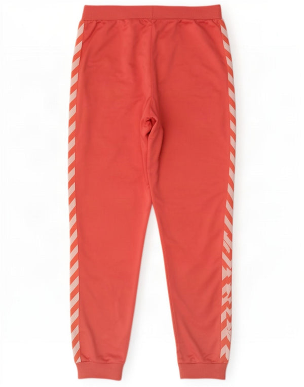 Hummel Mens Graphic Tracksuit Trousers Joggers Medium Pink Polyester