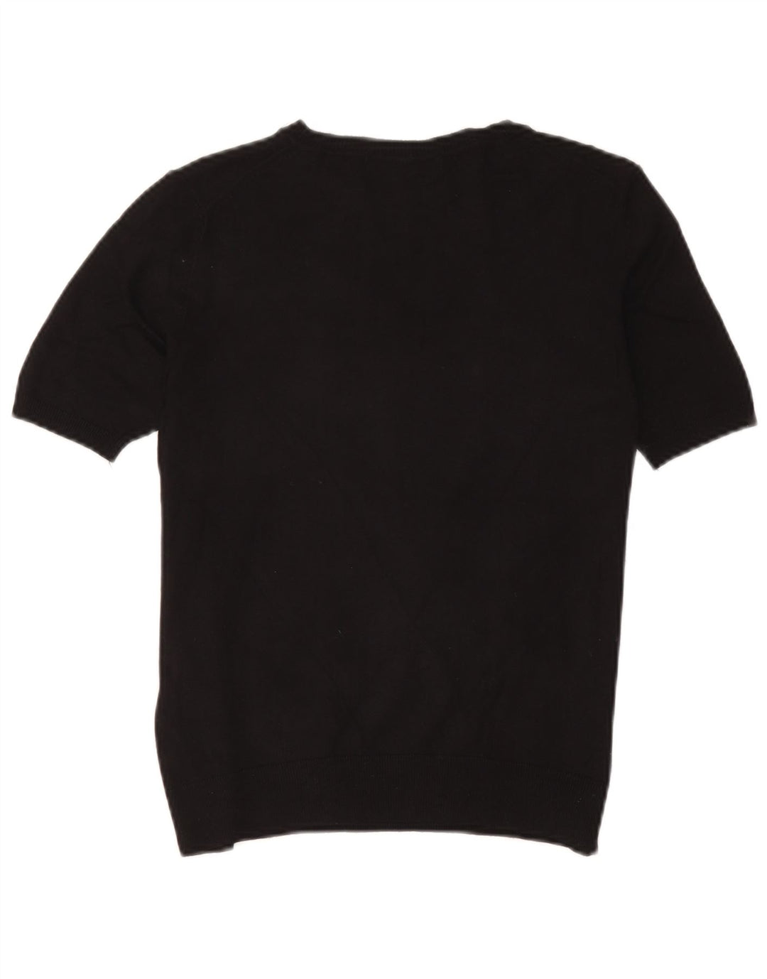 Marks & Spencer Damen Bluse Top UK 10 Small Schwarze Viskose
