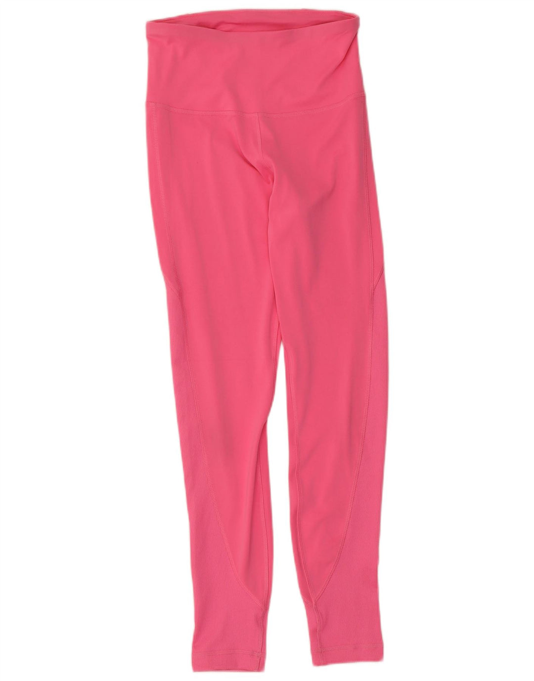 Leggings Reebok Donna UK 8/10 Small Rosa Poliestere