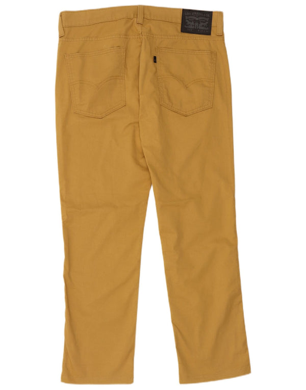 Levi's Mens 511 Slim Casual Pantalones W34 L28 Algodón Amarillo