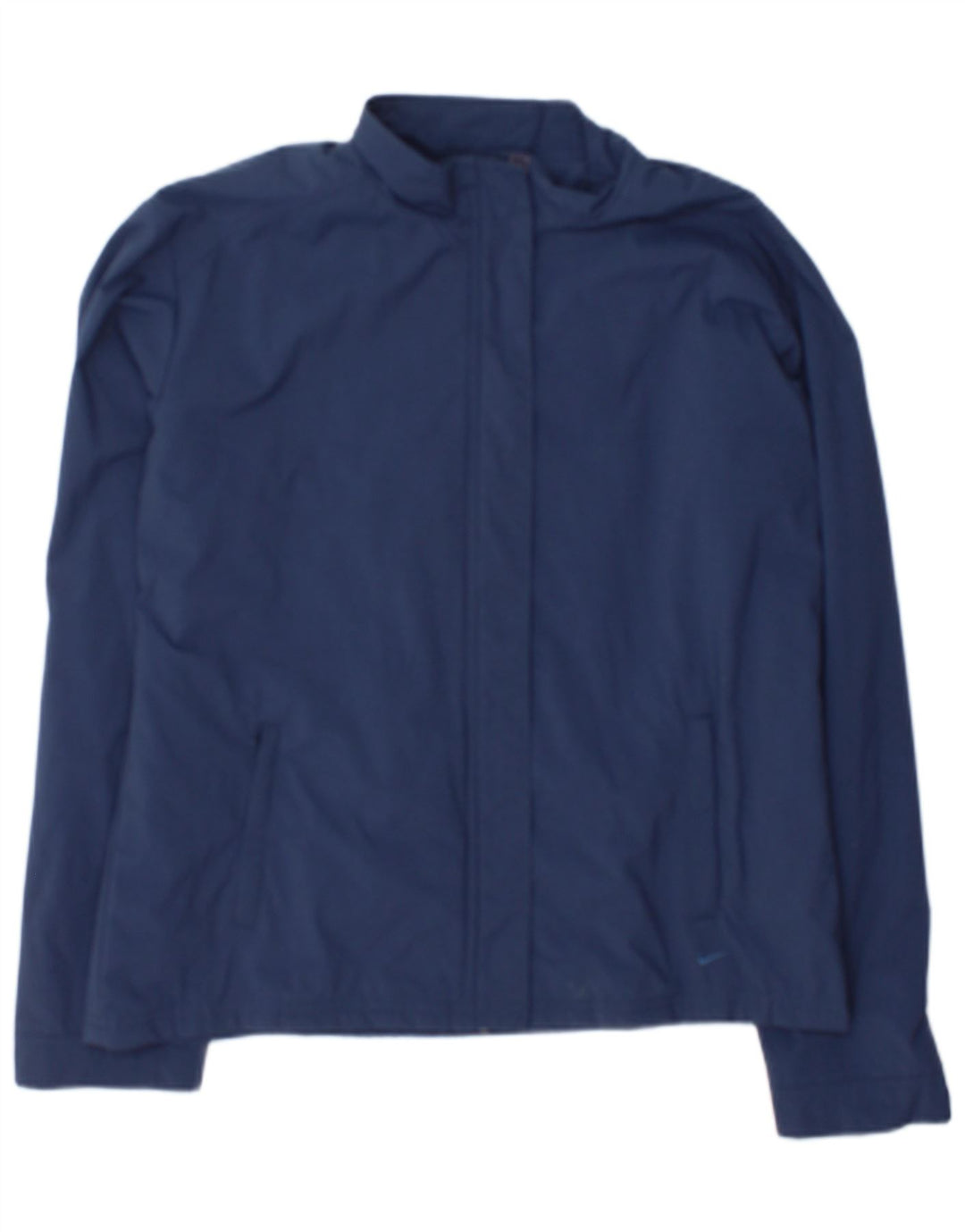 Giacca da tuta da donna Nike UK 14/16 Large in nylon blu navy