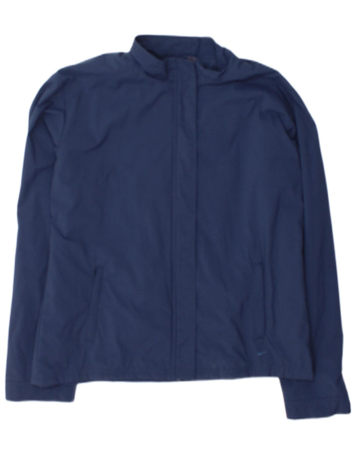 Giacca da tuta da donna Nike UK 14/16 Large in nylon blu navy