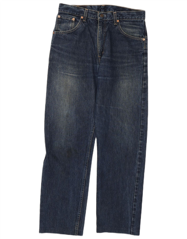 Levi's Mens 521 Straight Jeans W33 L29 Blue Cotton