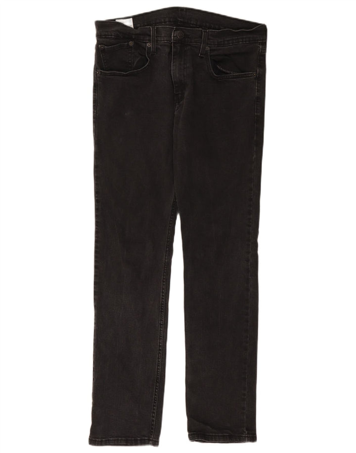 Levi's Slim Jeans til mænd W34 L32 Grå bomuld