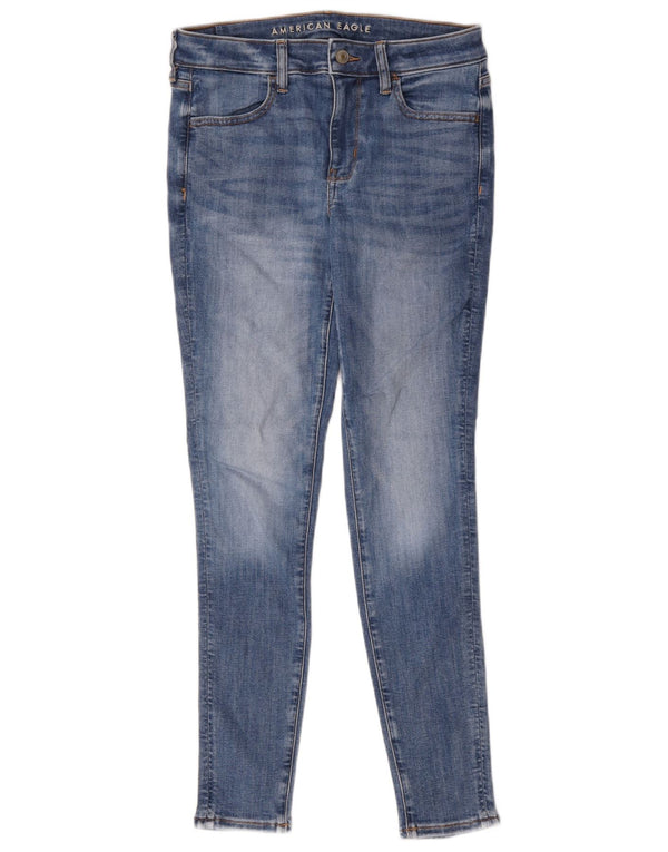 American Eagle Damen Skinny Jeans US 6 Medium W30 L28 Blaue Baumwolle