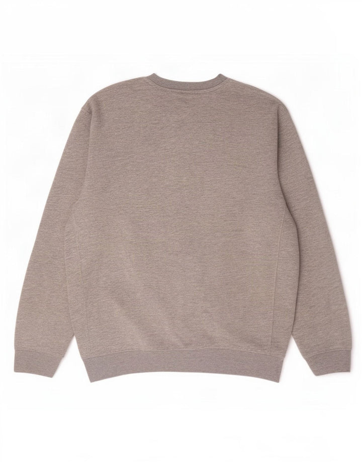 Męski sweter dresowy Nike, duży, szary, nakrapiany poliester