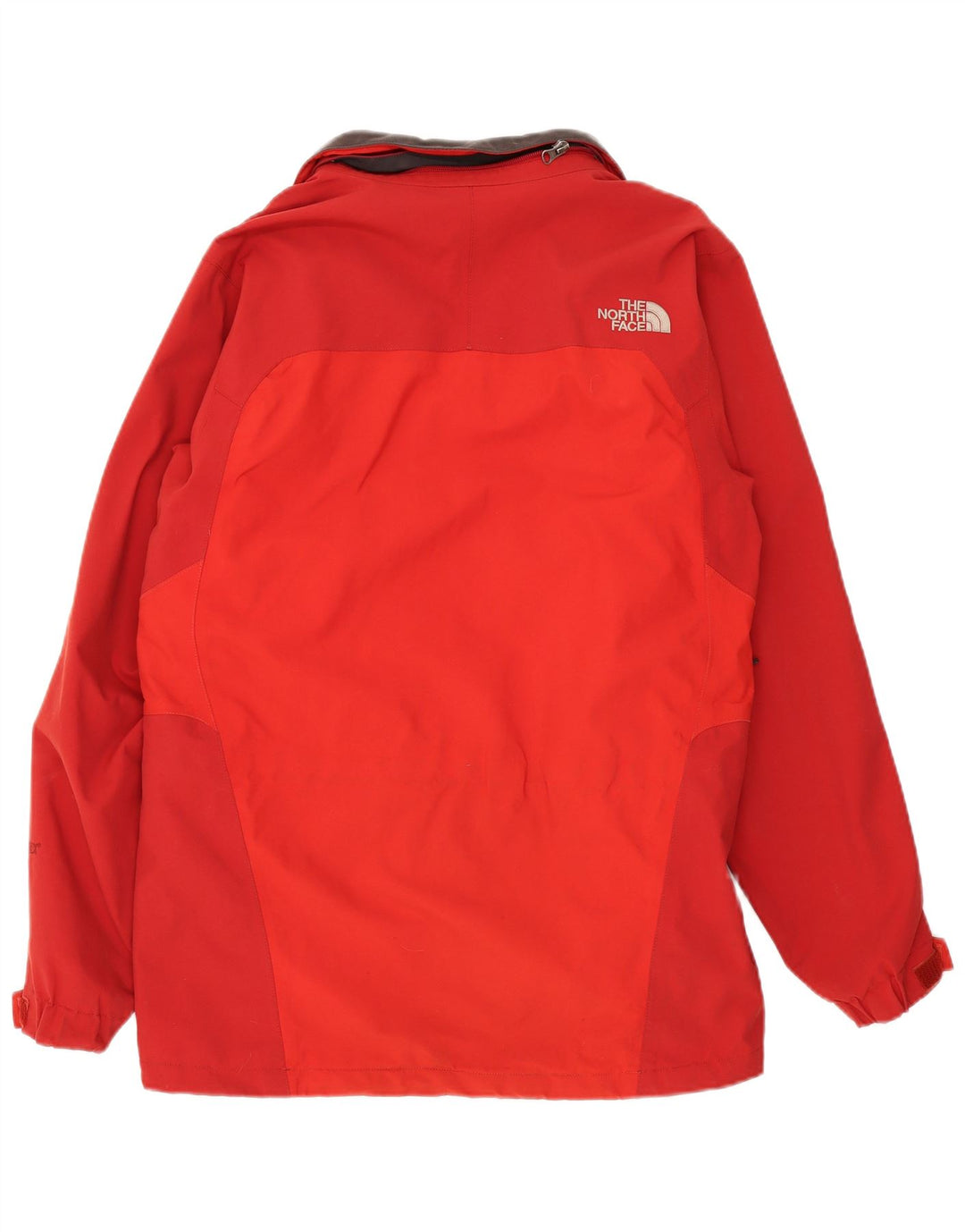 The North Face Mens Rain Jacket UK 38 Medium Red Nylon