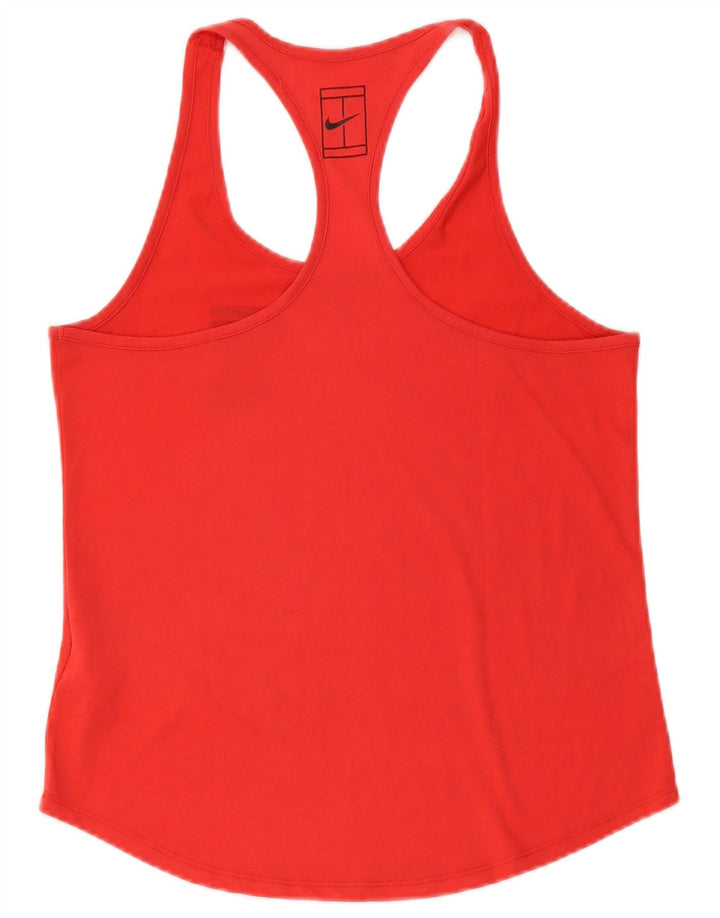 Женский жилет Nike Dri Fit Top UK 12, средний красный полиэстер