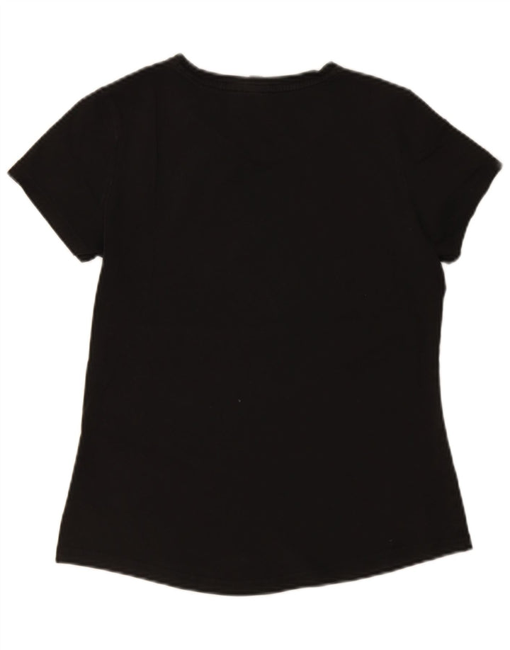 Puma Womens T-Shirt Top UK 12 Medium Black
