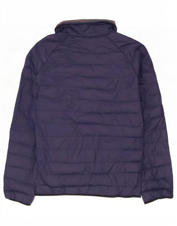 Kappa Veste matelassée pour homme UK 40 Large Bleu Marine Polyamide