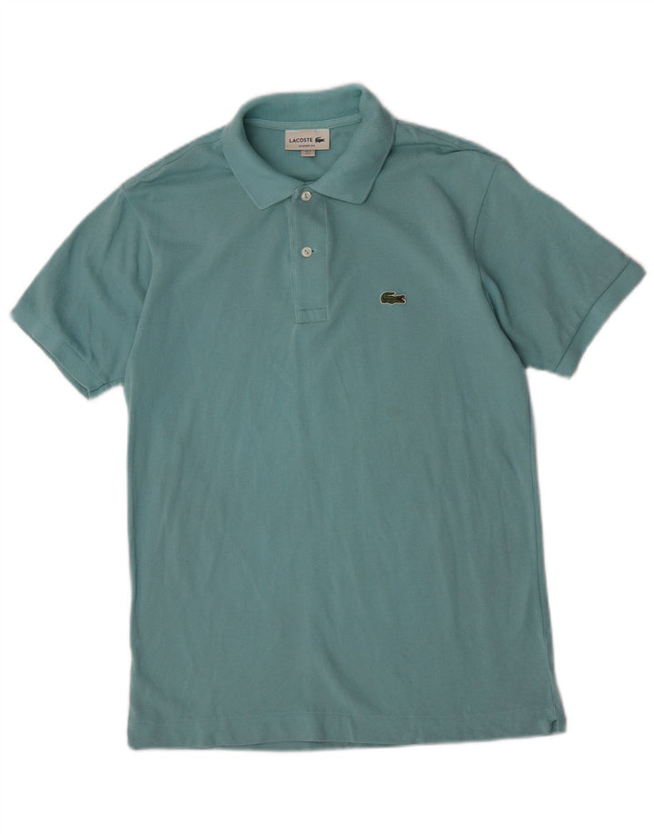 Tricou polo Lacoste pentru bărbați mărimea 3 mic turcoaz