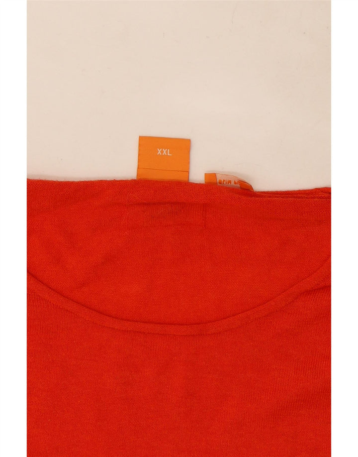 Maglione maglione girocollo da uomo Hugo Boss 2XL rosso