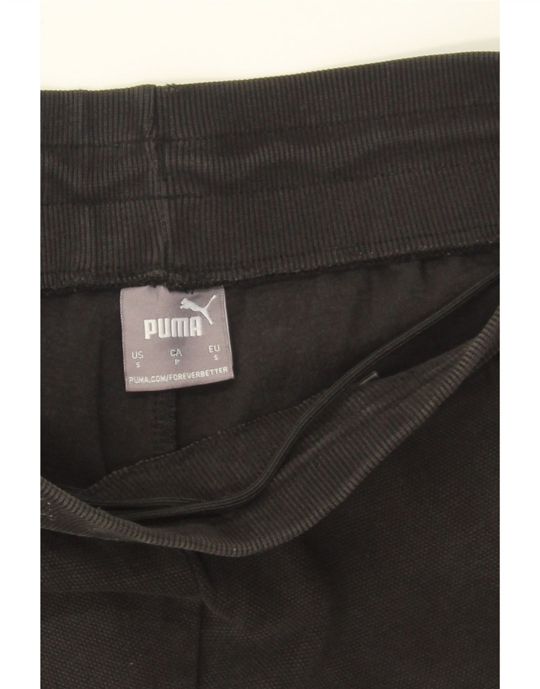 PUMA Mens Tracksuit Trousers Joggers Small  Black Cotton Vintage Puma and Second-Hand Puma from Messina Hembry 