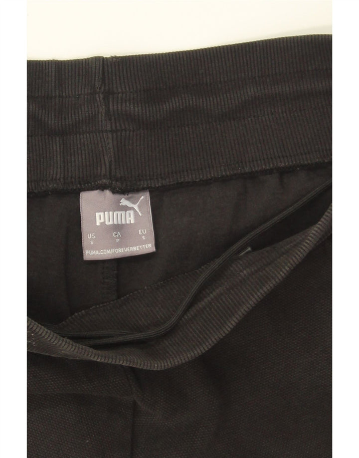 PUMA Mens Tracksuit Trousers Joggers Small  Black Cotton Vintage Puma and Second-Hand Puma from Messina Hembry 