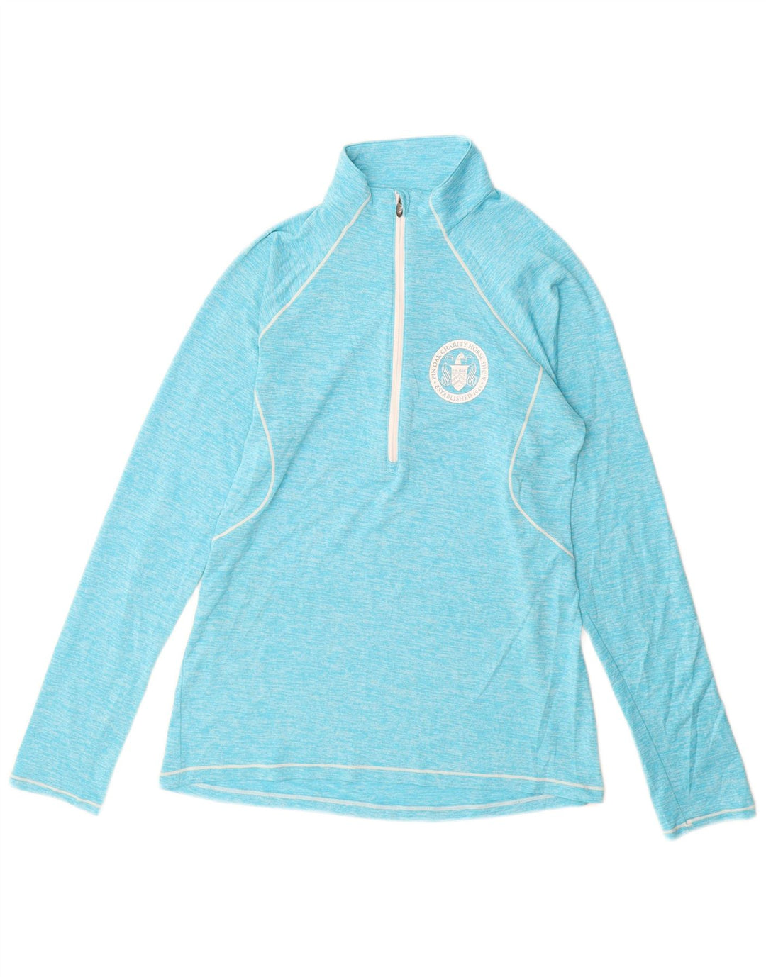 UNDER ARMOUR Dame Heat Gear Pullover Træningsdragt Top UK 12 Medium Blue