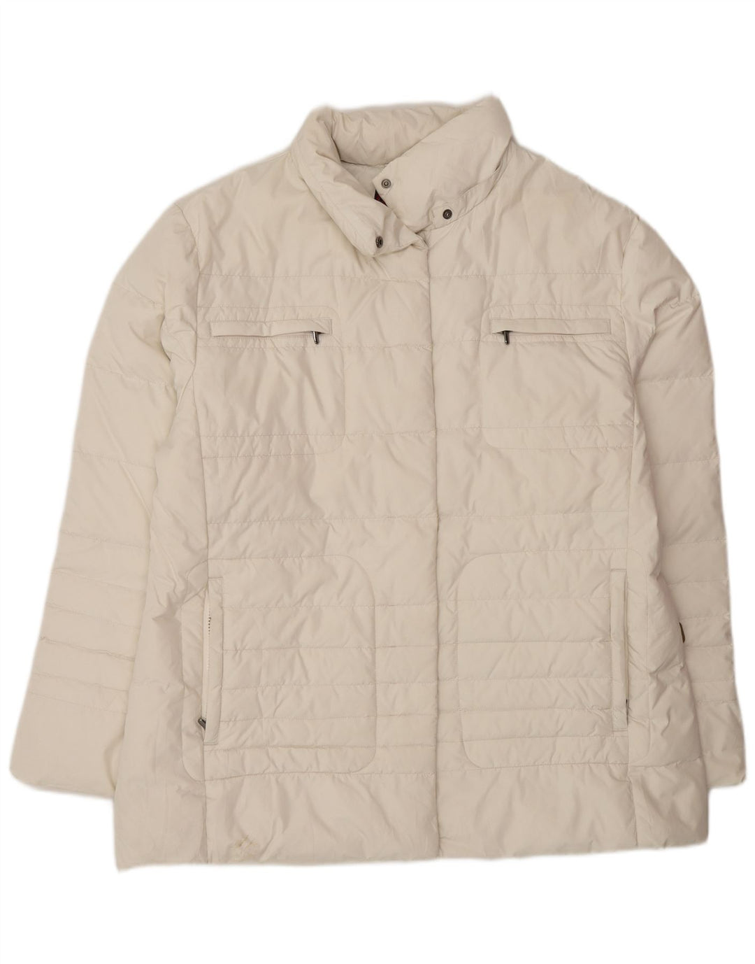 Invicta polstret jakke til kvinder UK 18 XL Off White Polyester