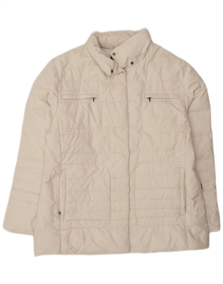 Invicta polstret jakke til kvinder UK 18 XL Off White Polyester