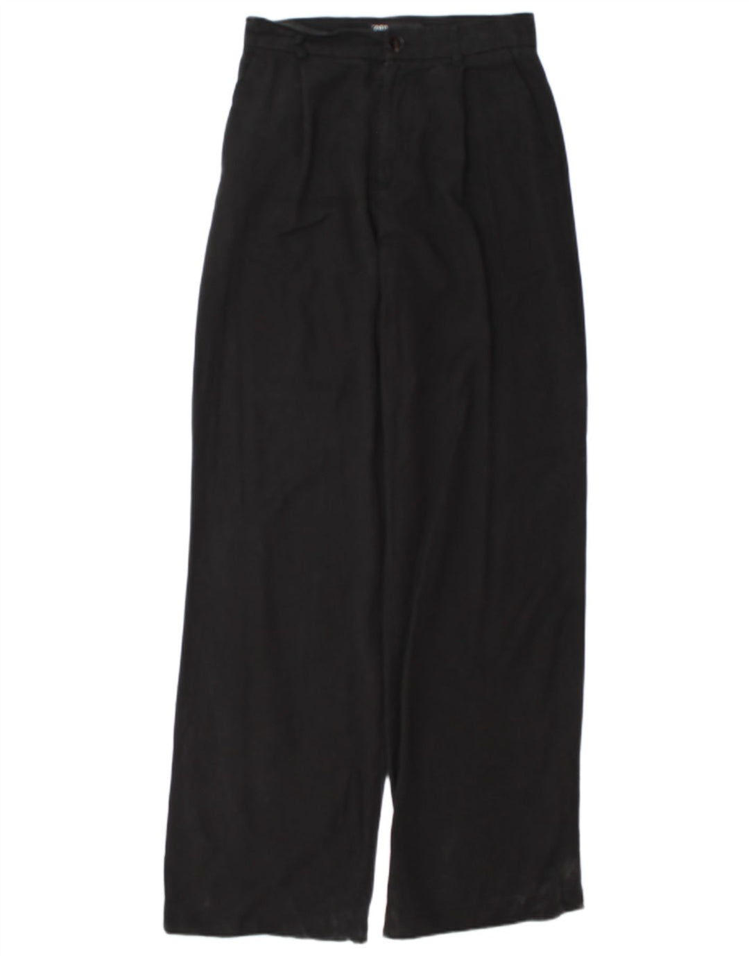 Marks & Spencer Womens Pegged Chino Trousers Small W26 L34 Black Lyocell