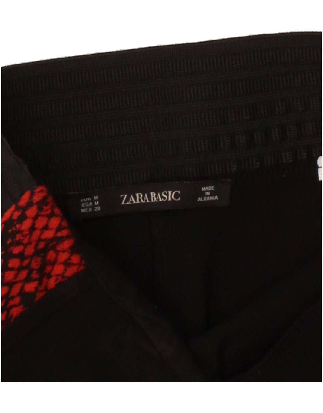 ZARA Womens Leggings UK 12 Medium  Black Colourblock Vintage Zara and Second-Hand Zara from Messina Hembry 