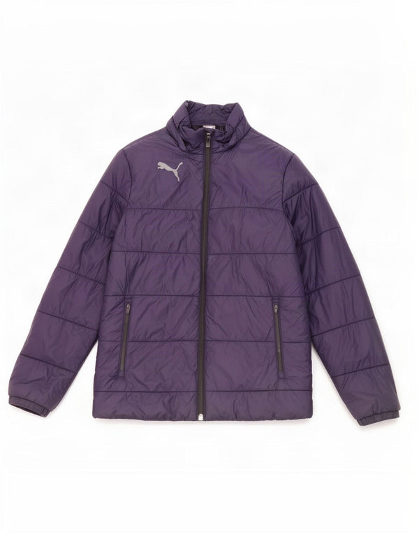 Puma Pige Polstret Jakke 13-14 År Lilla Polyester