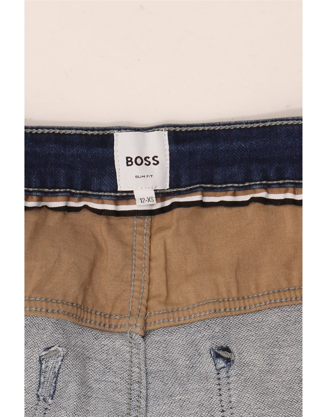 HUGO BOSS Boys Slim Jeans 11-12 Years XS Blue