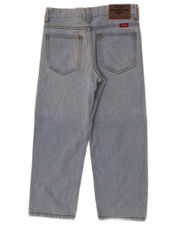 Wrangler Boys Straight Jeans 5-6 Years W22 L19 Blue Cotton