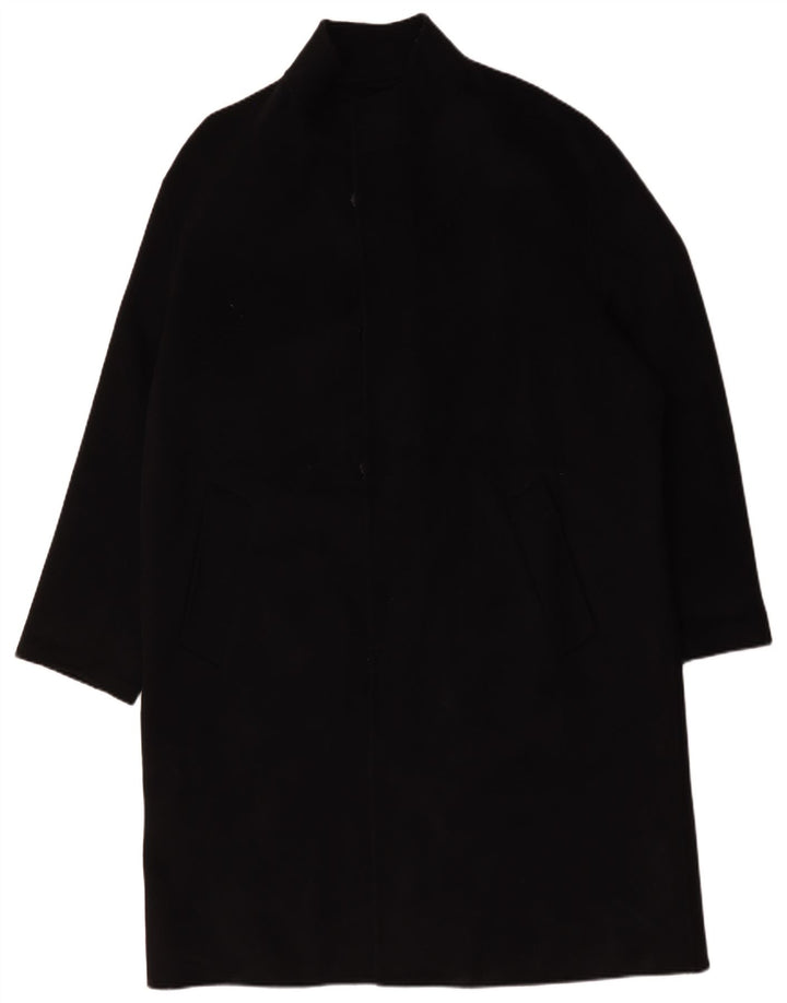 Zara Herre Overfrakke UK 44 XL Sort Uld