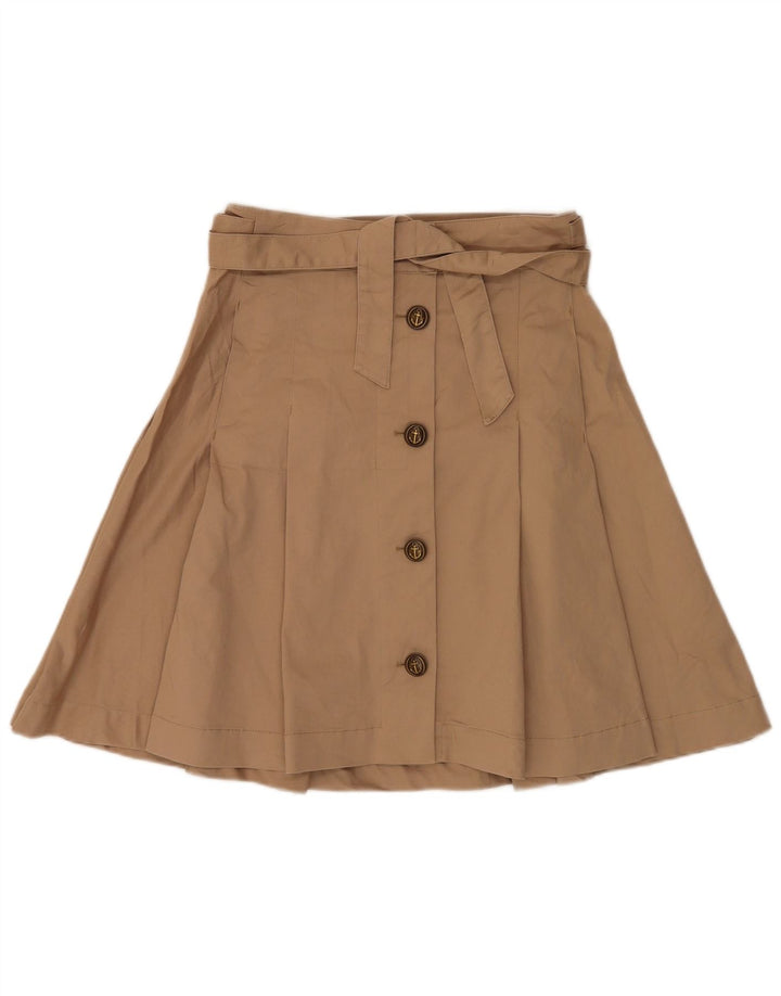 GF Ferre Jupe trapèze pour femme IT 44 Medium W30 Coton beige