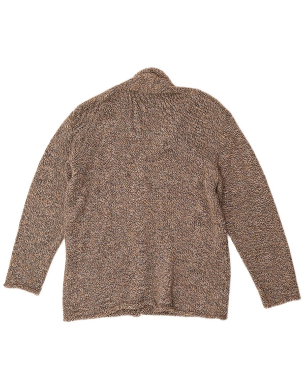 Laura Patrizia Herre cardigan sweater Medium Brun Flecked Uld