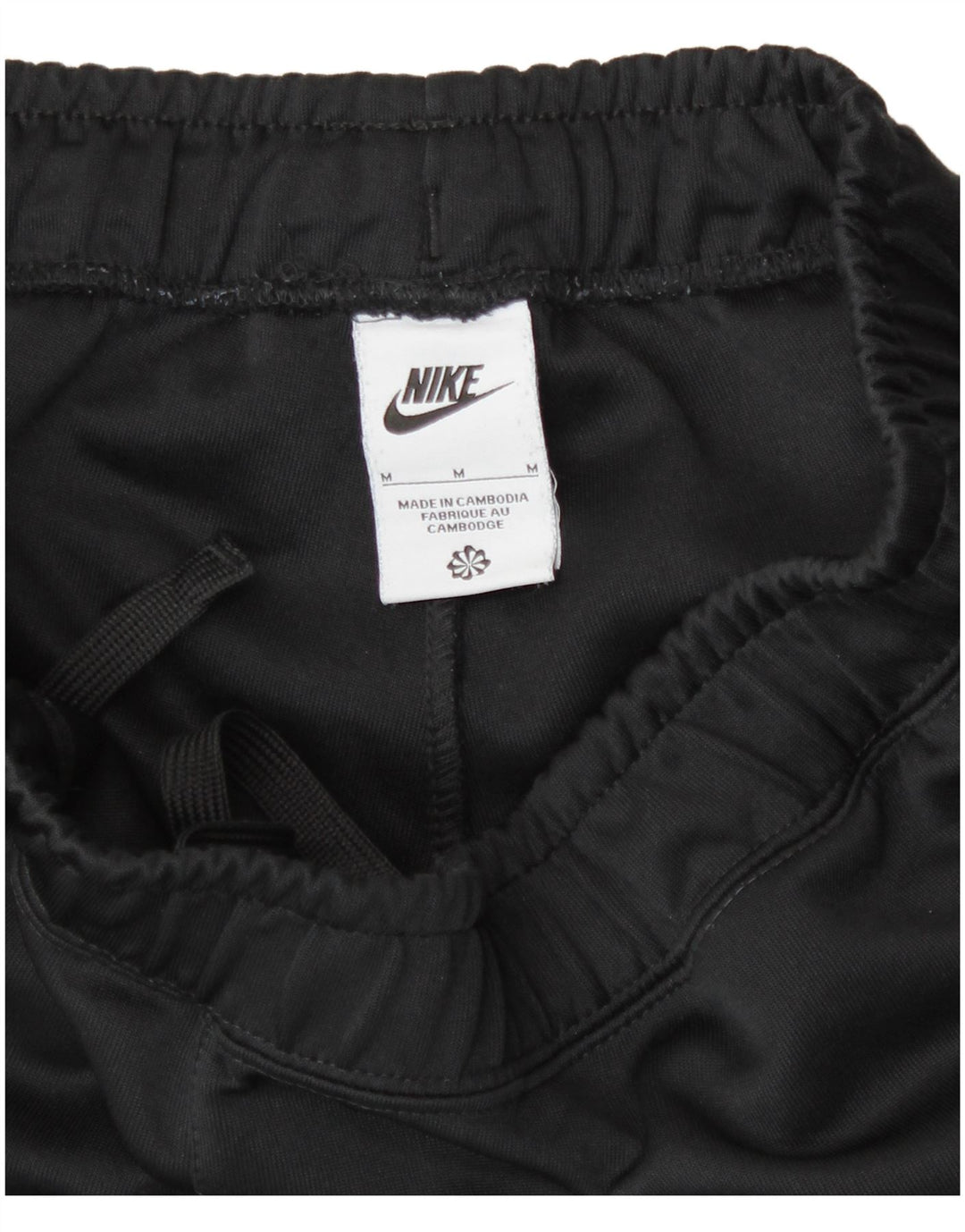 Pantaloni da tuta con grafica Nike da donna Pantaloni da jogging UK 14 Medium Nero Poliestere