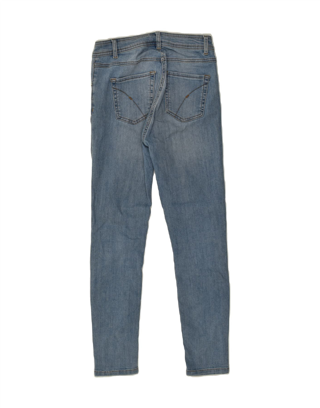 NEW PENNY Womens Slim Jeans UK 8 Small W26 L27 Blue Cotton | Vintage New Penny | Thrift | Second-Hand New Penny | Used Clothing | Messina Hembry 