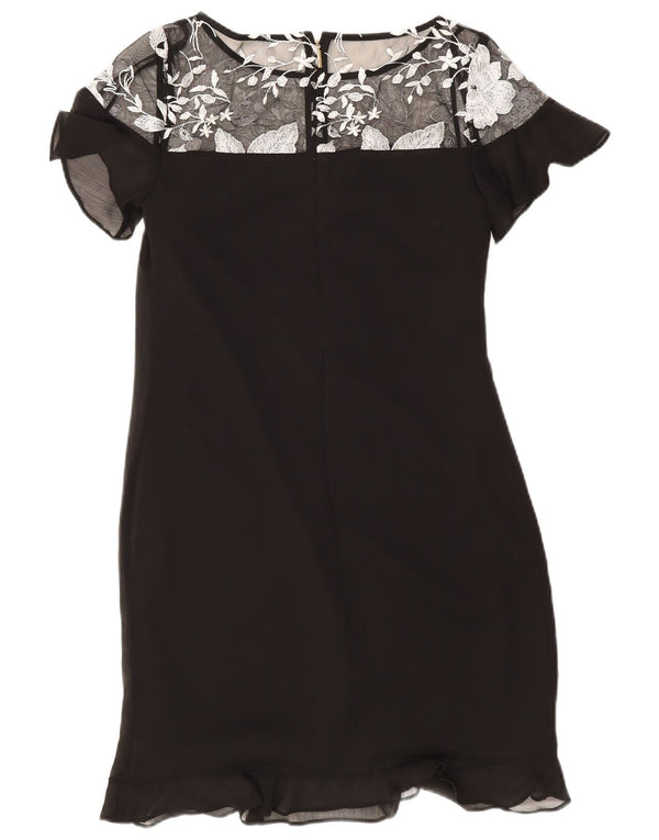 Rochie teacă pentru femei Karl Lagerfeld US 4 Small Negru Floral Poliester