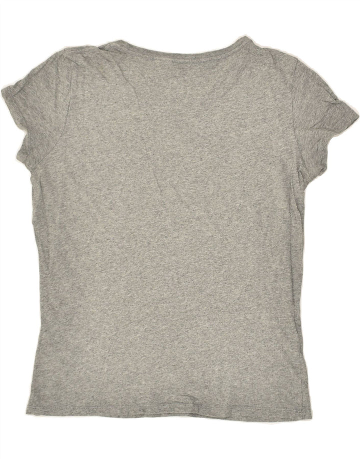 LEVI'S Womens Graphic T-Shirt Top UK 10 Small Grey | Vintage Levi's | Thrift | Second-Hand Levi's | Used Clothing | Messina Hembry 