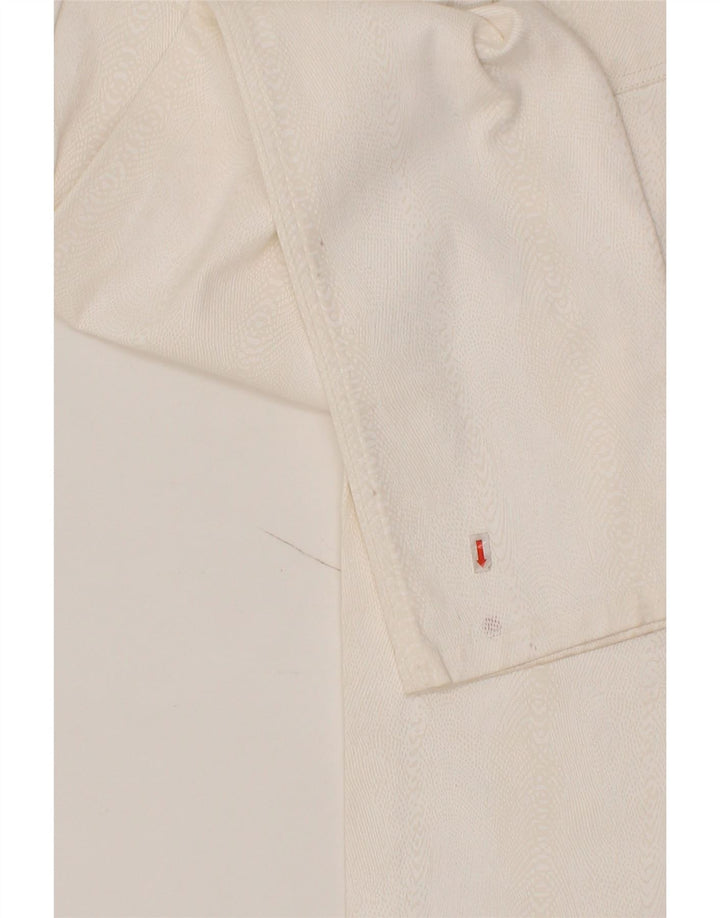 GUESS Womens Slim Casual Trousers W30 L30 White Cotton Vintage Guess and Second-Hand Guess from Messina Hembry 
