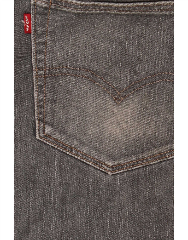 Blugi drepti pentru bărbați Levi's 504 W36 L34 bumbac gri