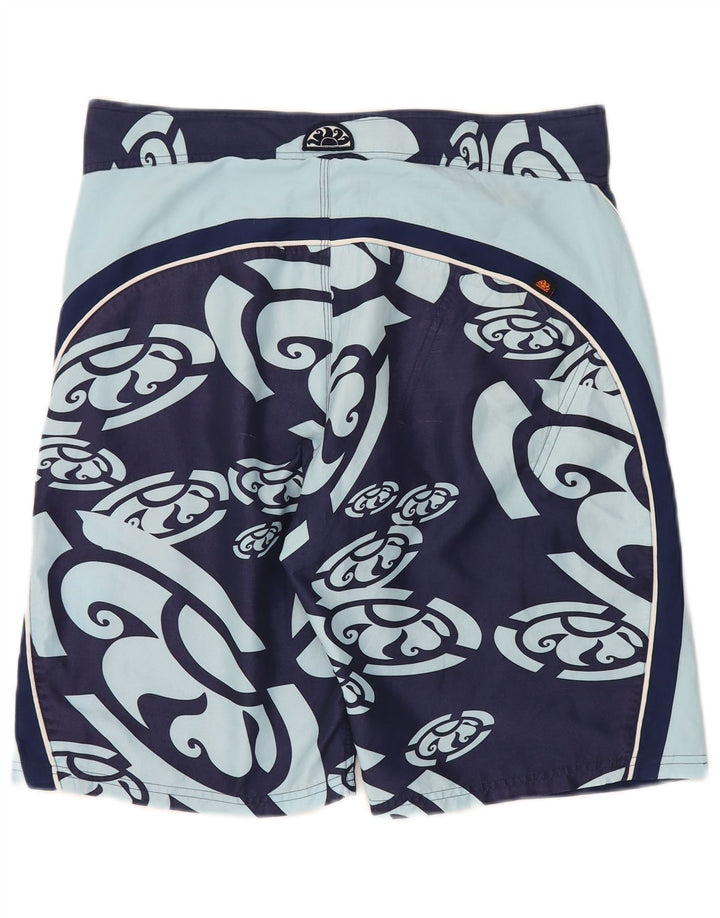 Sundek Herren-Badeshorts, groß, marineblau, Farbblock-Polyester