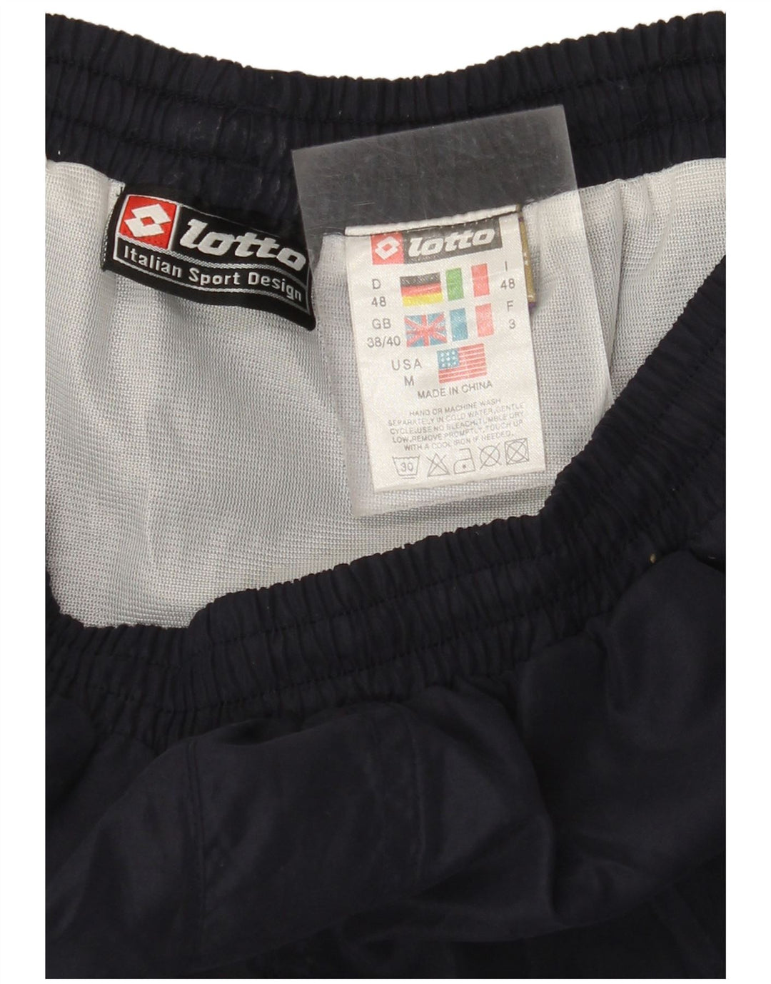 LOTTO Mens Sport Shorts UK 38/40 Medium  Navy Blue Polyester