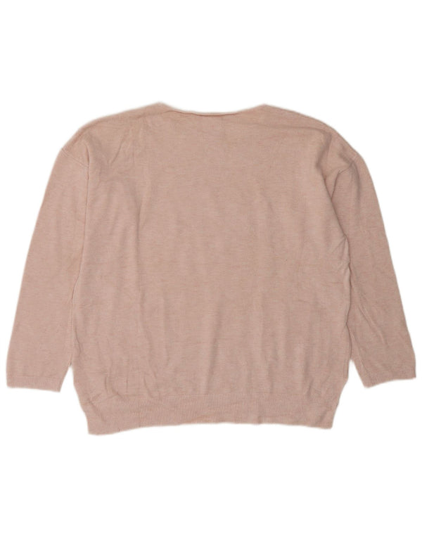 Zara Girls Oversized Crew Neck sweater 11-12 år Pink
