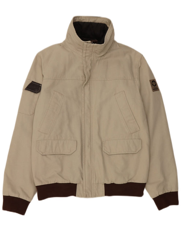 Murphy & Nye Chaqueta Bomber Sailmakers para Hombre UK 42 XL Algodón Color Block Gris