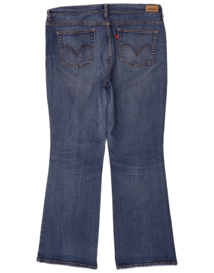 LEVI'S Womens 515 Bootcut Jeans US 16 2XL W36 L31 Blue Cotton