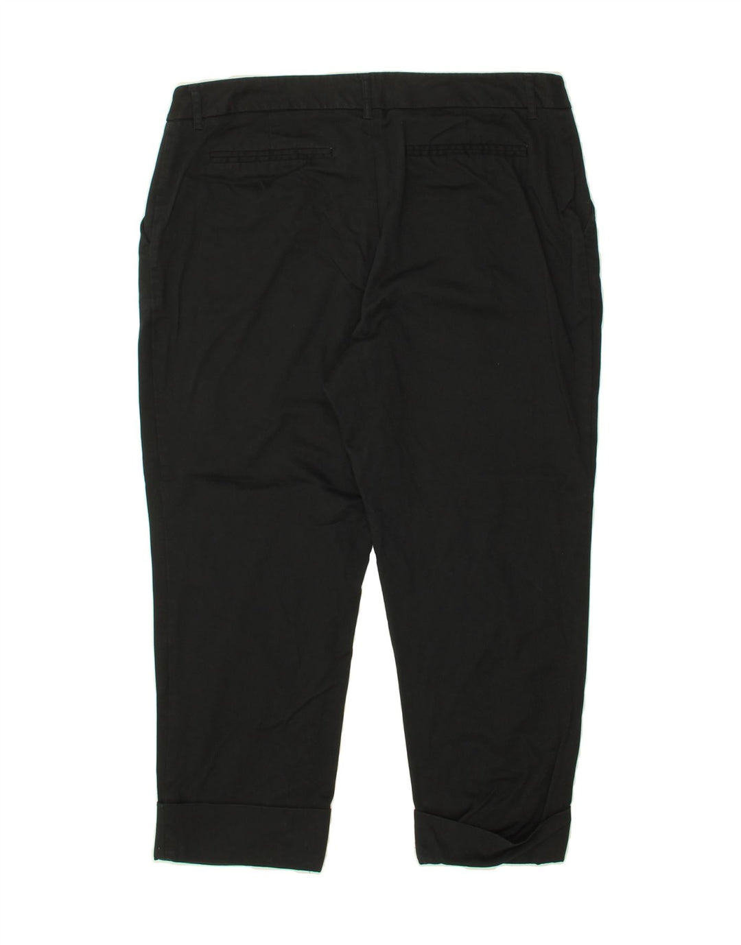 MOSSIMO Womens Slim Capri Trousers US 14 XL W34 L22  Black Cotton Vintage Mossimo and Second-Hand Mossimo from Messina Hembry 