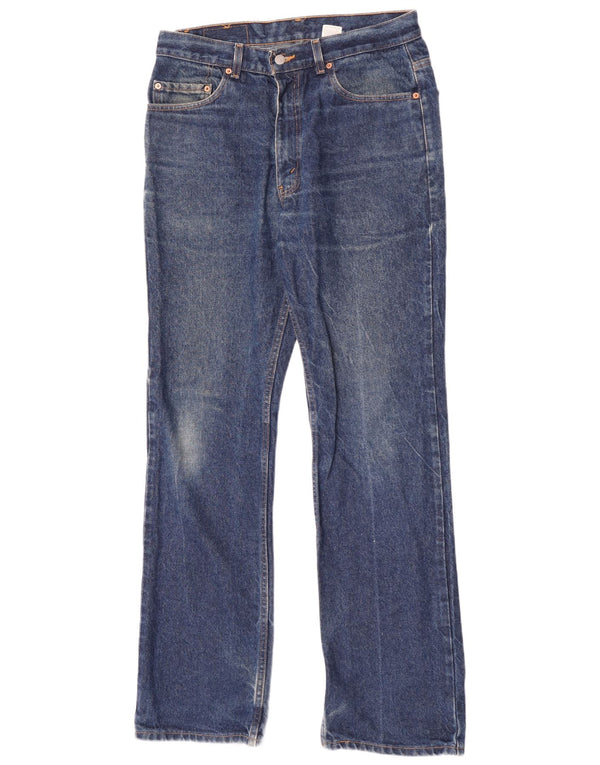 Levi's Uomo 517 Jeans Bootcut W34 L34 Cotone Blu