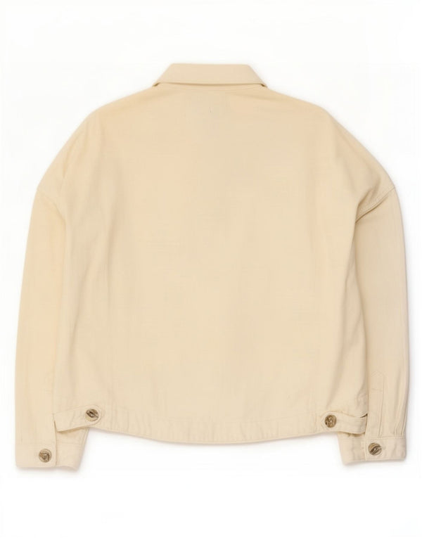 Zara Chaqueta utilitaria holgada para hombre UK 20 2XL Off White